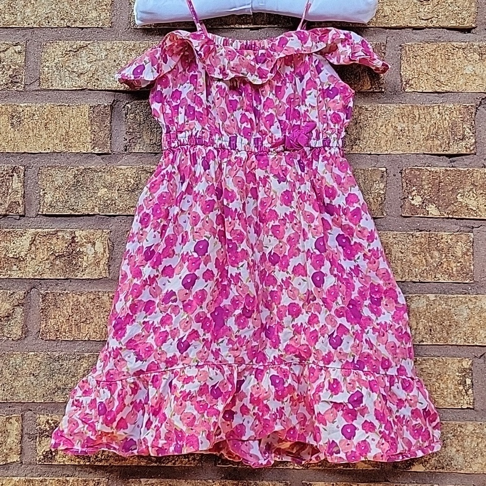 Baby Gap Floral Pink Kids Dress SIZE 2T - Picture 1 of 7